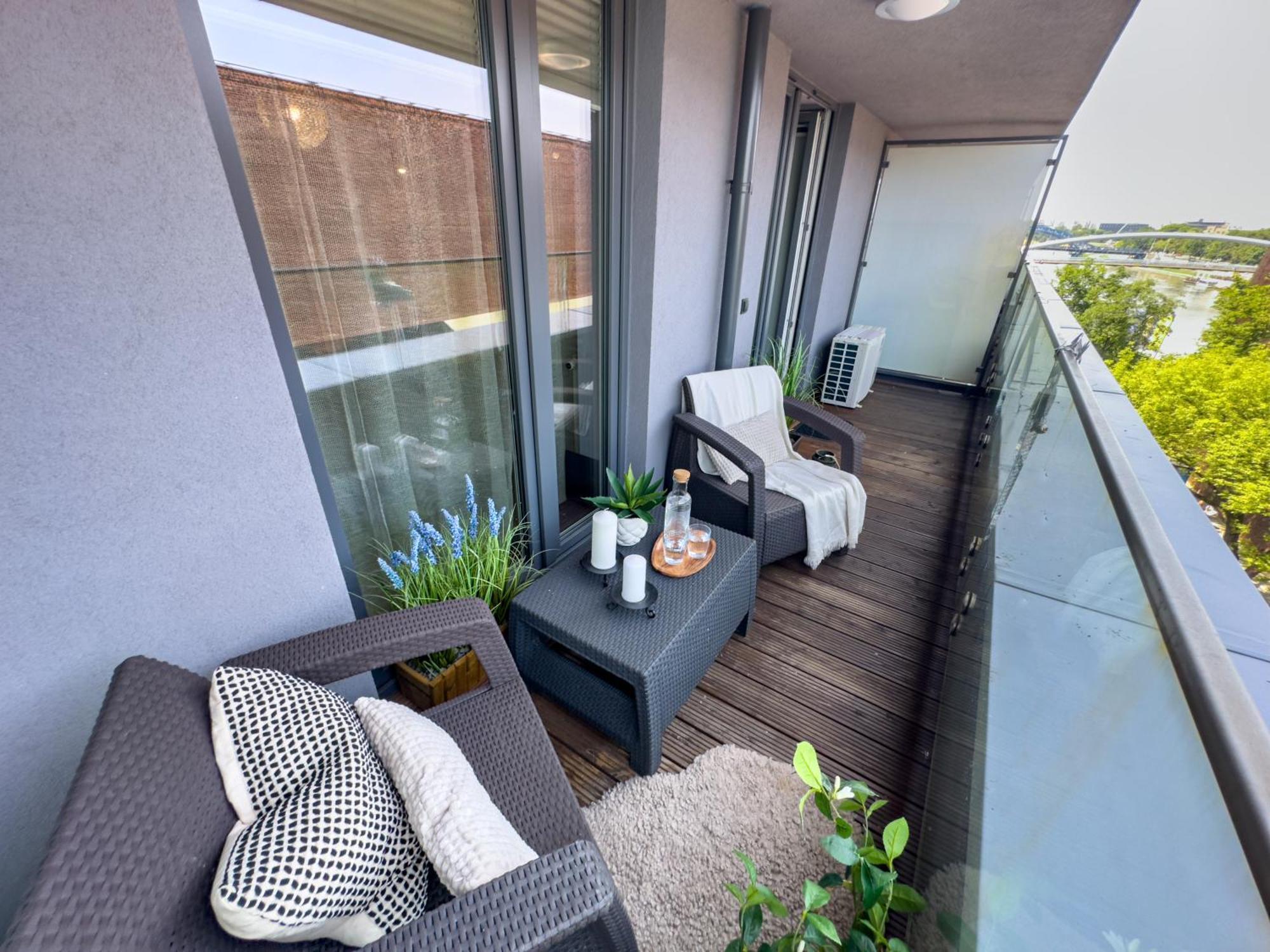 Nadwislanska Przystan Apartament Z Widokiem Na Wisle คราคูฟ ภายนอก รูปภาพ