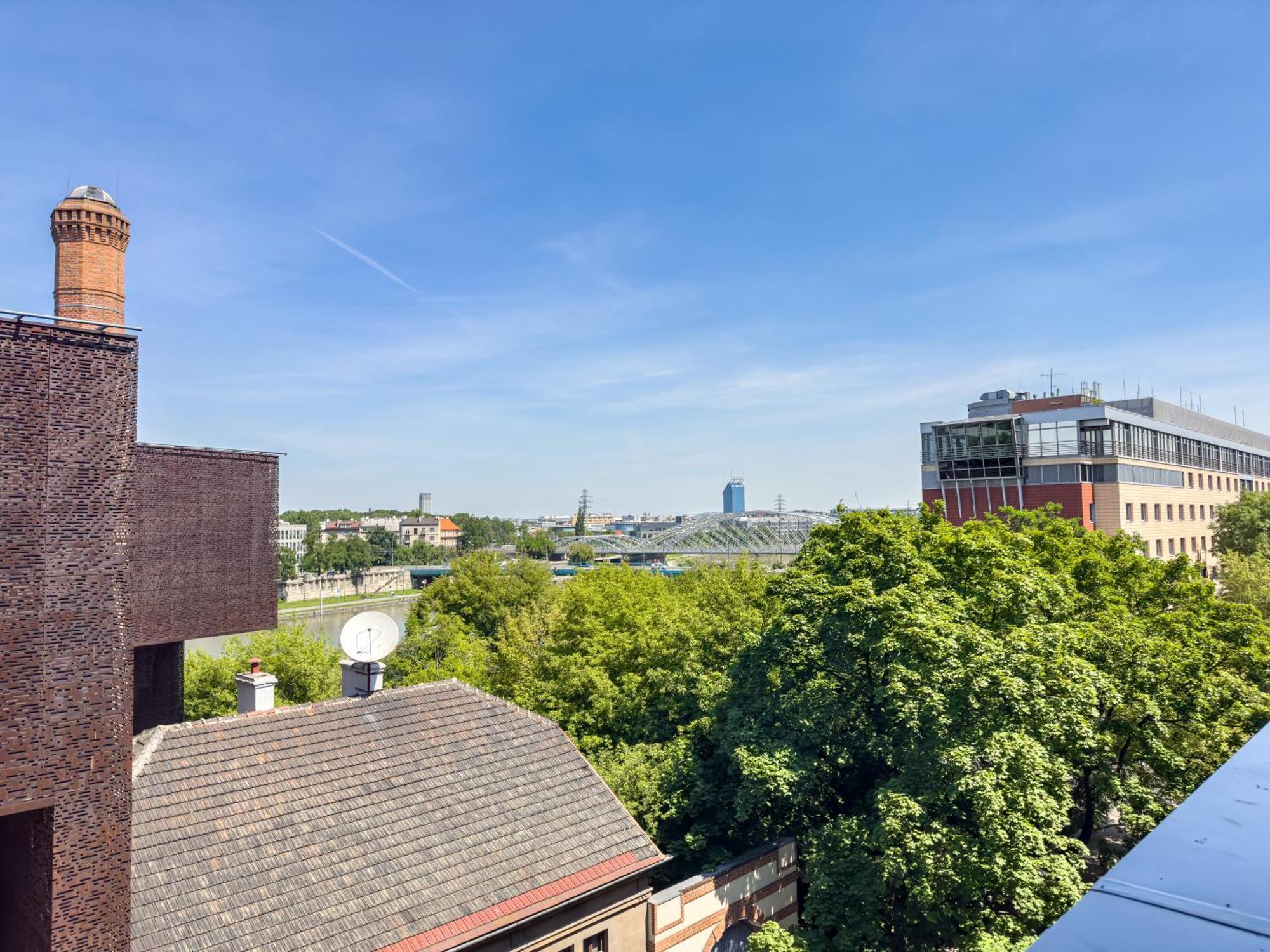 Nadwislanska Przystan Apartament Z Widokiem Na Wisle คราคูฟ ภายนอก รูปภาพ